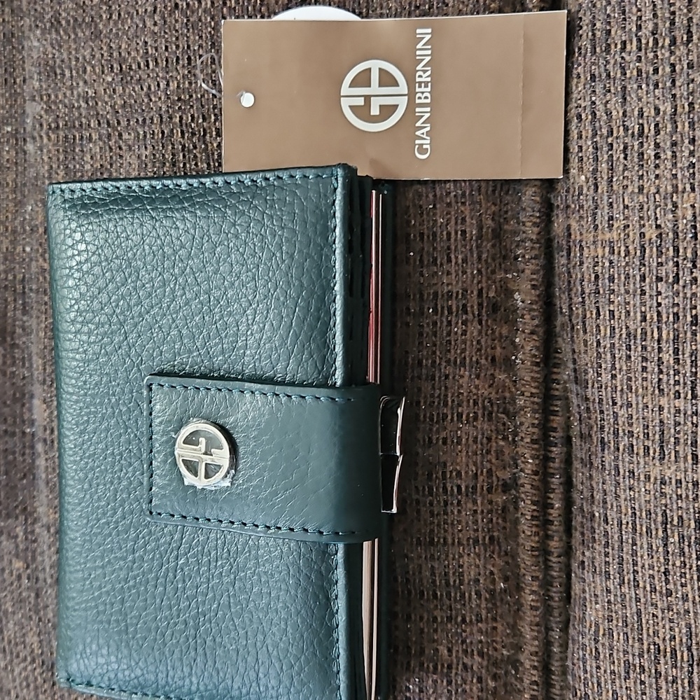 GIANI BERNINI Leather Panderosa Pine Wallet